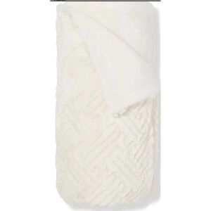 Ulta Beauty Limited Edition Plush Throw Blanket Cozy Warm White 50x60 Sealed New